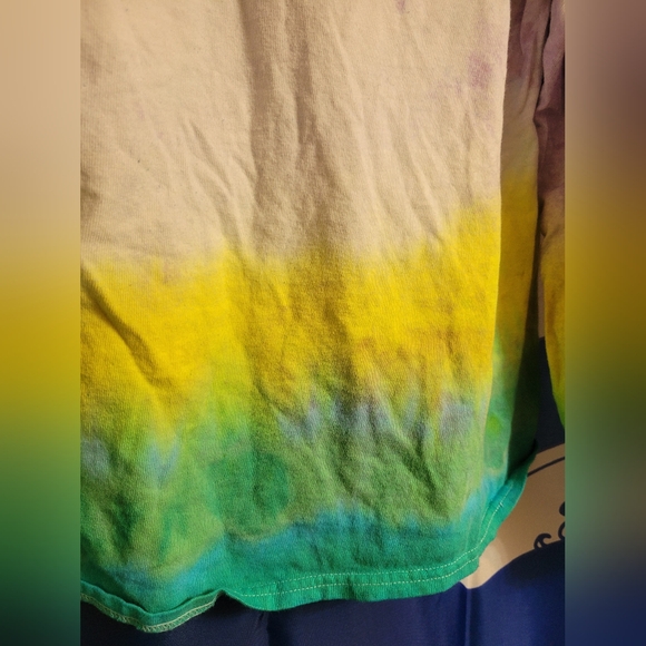 NES Nintendo Mario Bros Hand Tie-Dyed Shirt - Picture 6 of 11